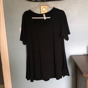 Lula Roe Black Short Sleeve XL